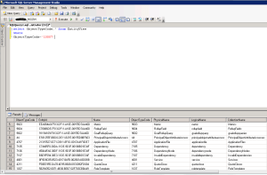 Get Object Type codes by Sql Query Get Object Type codes by Sql Query