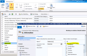 Connection Role - Record Types