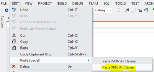 Paste Special XML As Class