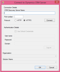 Connect to Dynamics CRM Server