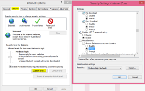 Access data sources across domains