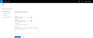 Office 365 Service Request