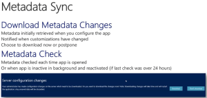 Tablet - Meta Data Sync