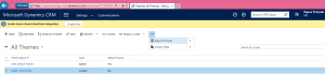 CRM 2015 - Export Theme