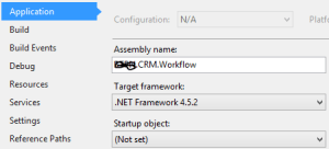 Application Target Framework