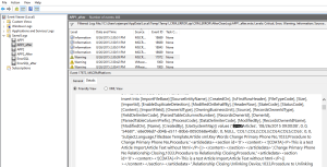 CRM Warning - Insert Query