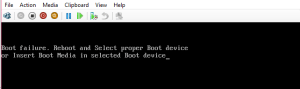 Hyper V Boot Issue