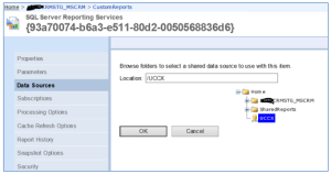 Select the Data Source