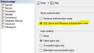 Server authentication