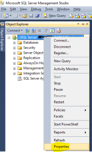 SQL Server Properties