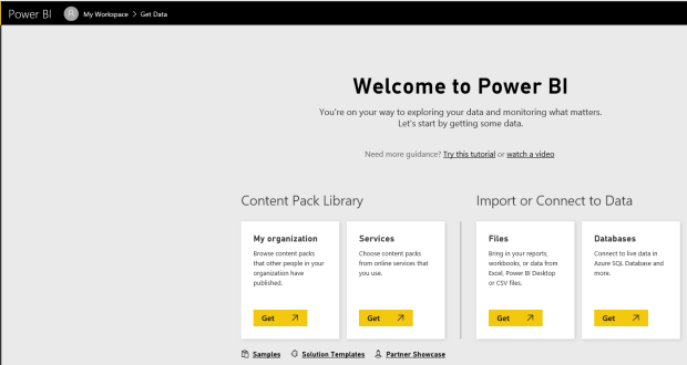 D365 - Power BI - Content Packs