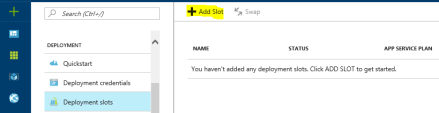 Azure - Deployment Slot