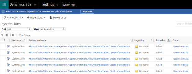Attachment - System Jobs