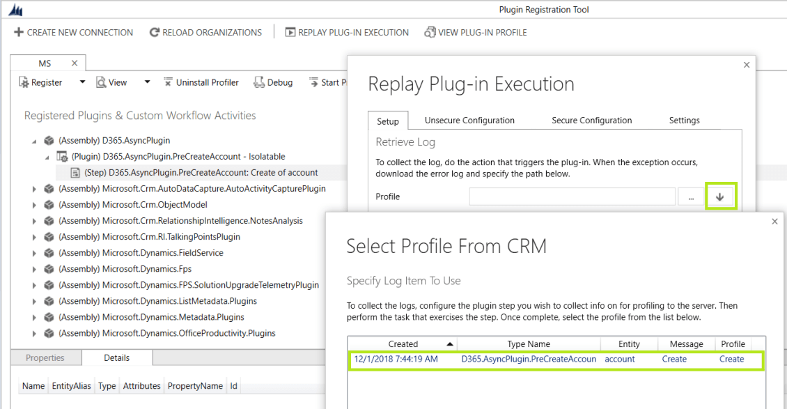 [D365 CE Online] Debug Async Plug-in using “Persist to Entity” profiler ...