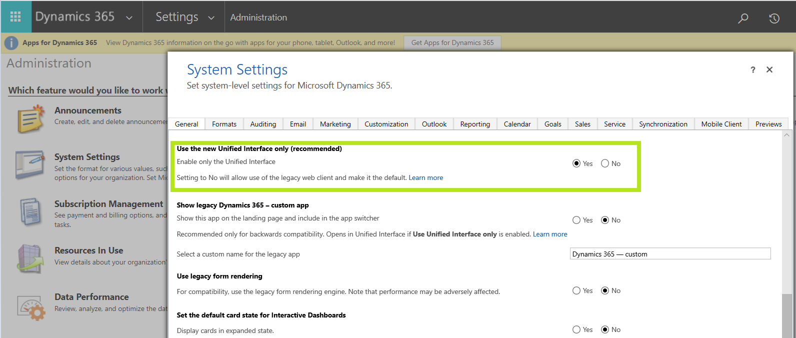 D365 – How to turn On/Off ‘Unified Interface Only mode’ – Rajeev ...