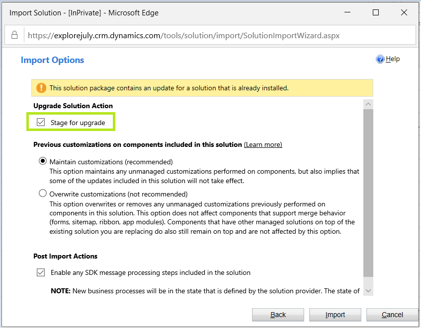 D 365 Managed Solutions – Delete Components from target instance using ...