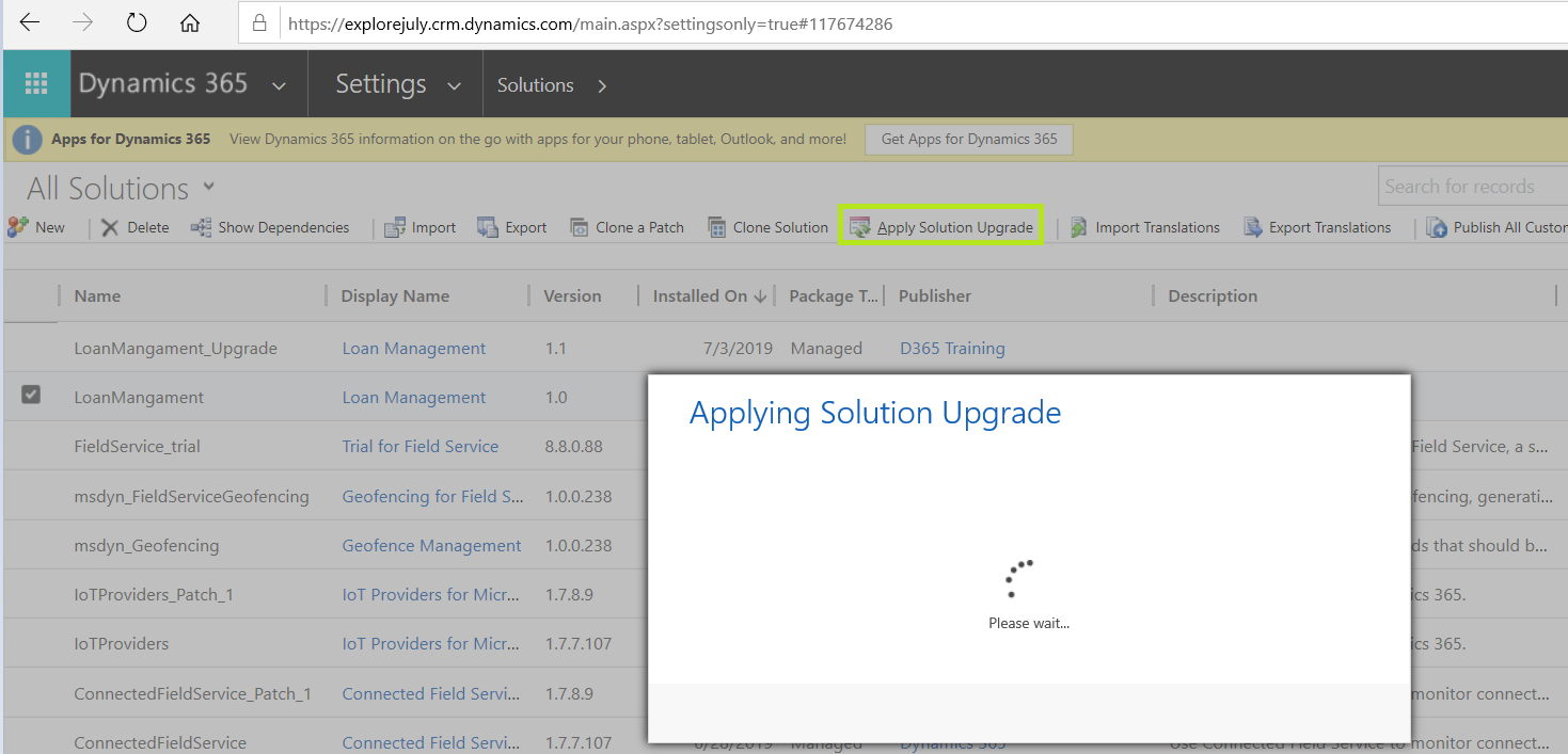D 365 Managed Solutions – Delete Components from target instance using ...