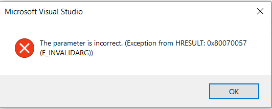 StyleCop error – The parameter is incorrect – Rajeev Pentyala ...