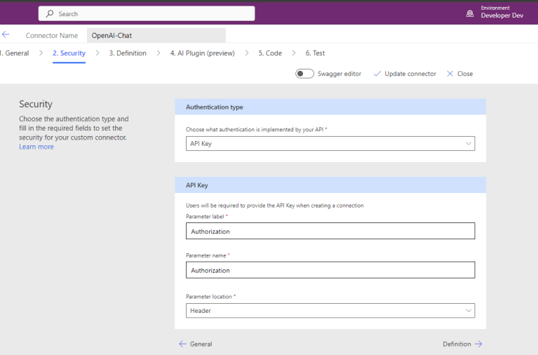 Custom Connector | ‘API Key’ Authentication Using Policies – Rajeev ...