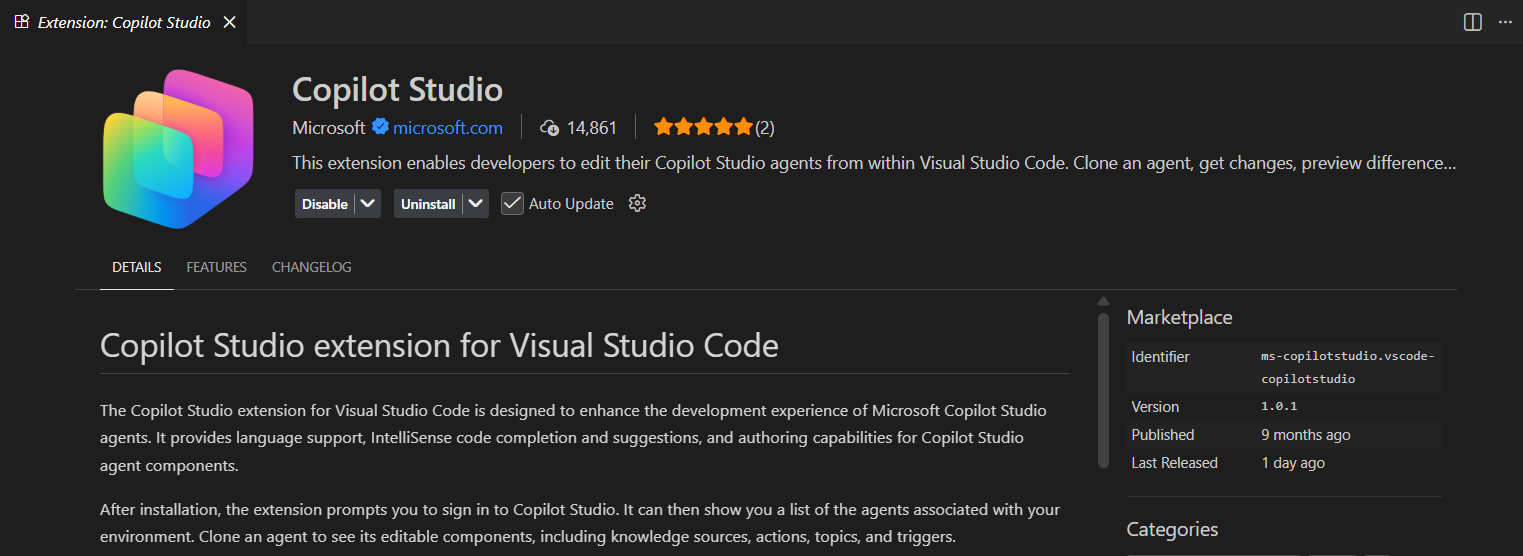 Copilot Studio VS Code Extension: Clone, Edit, and Sync Agents