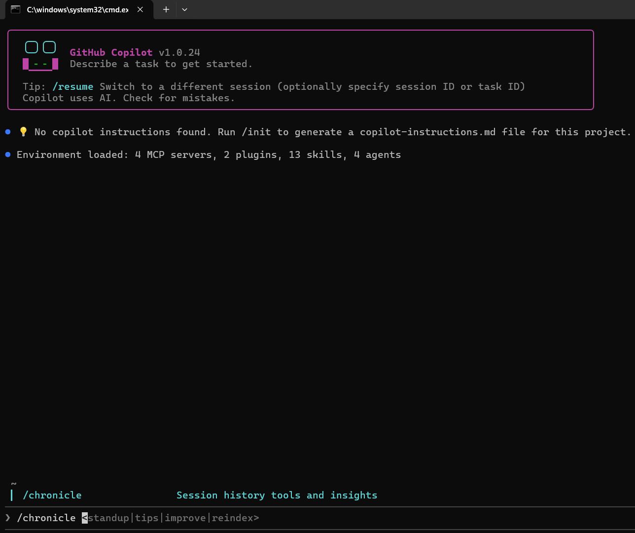 GitHub Copilot CLI | /chronicle to Improve Your Prompting Style