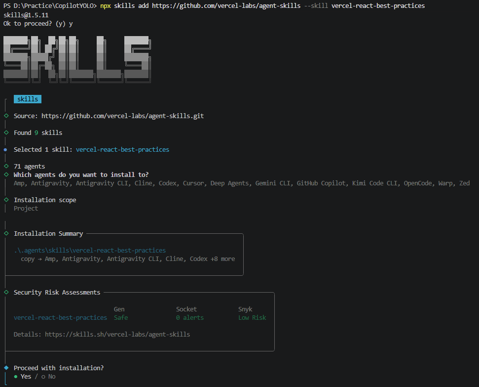 Discover and Install Agent Skills with skills.sh
