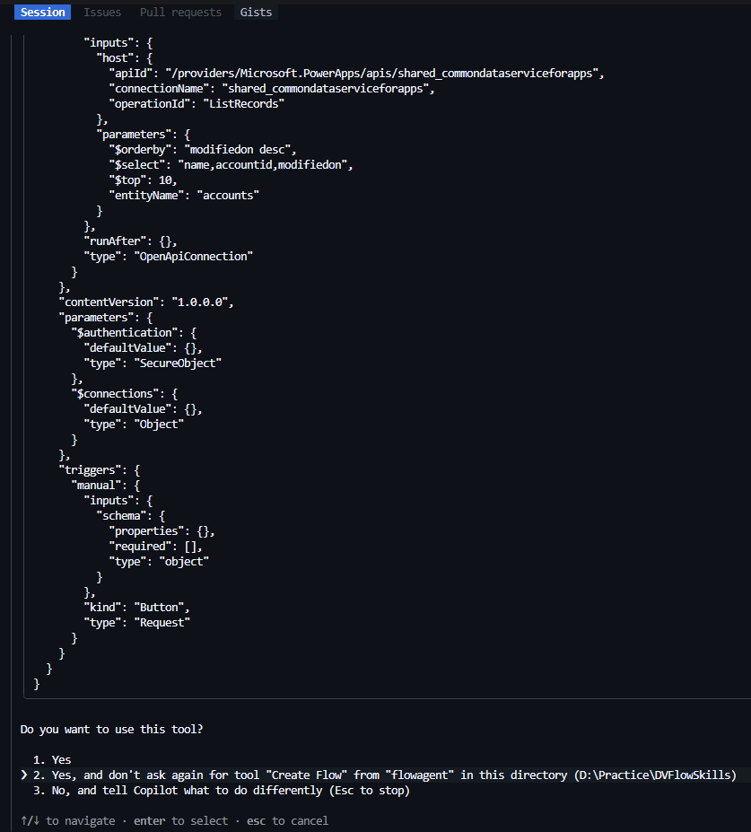 Step by Step | Power Automate Skills Plugin – Build Cloud Flows from Copilot CLI