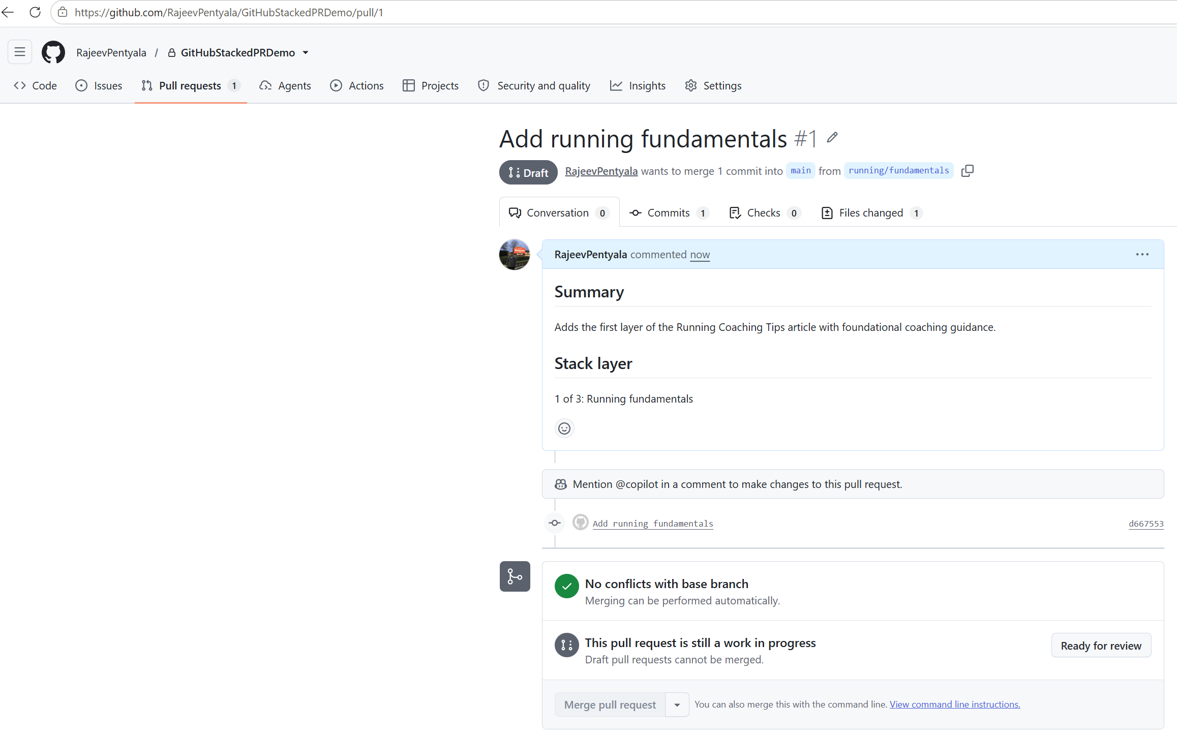 GitHub Stacked Pull Requests: Getting Started