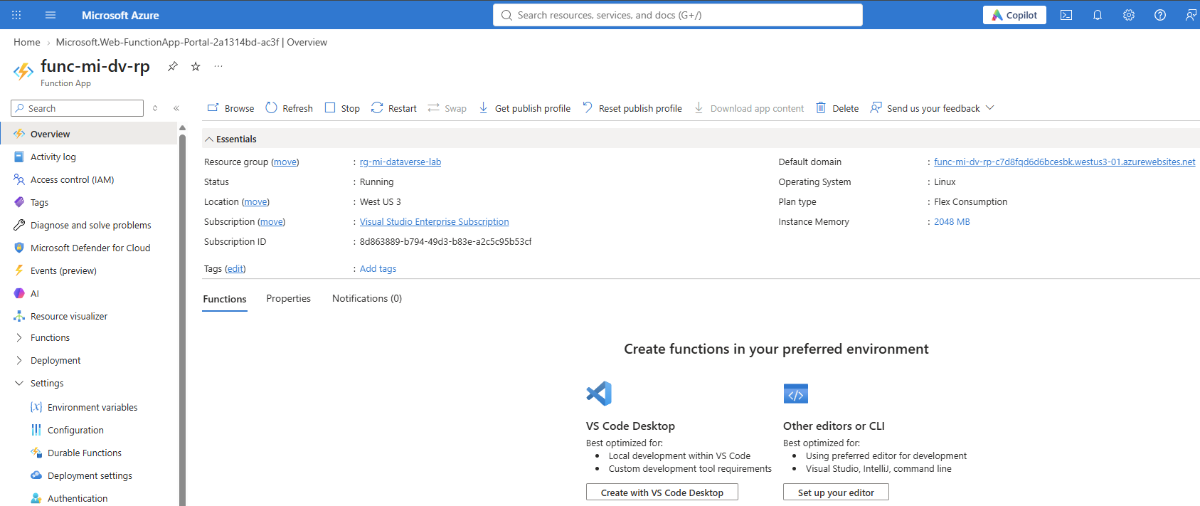 Step by Step | Managed Identity – Read Dataverse records from an Azure Function
